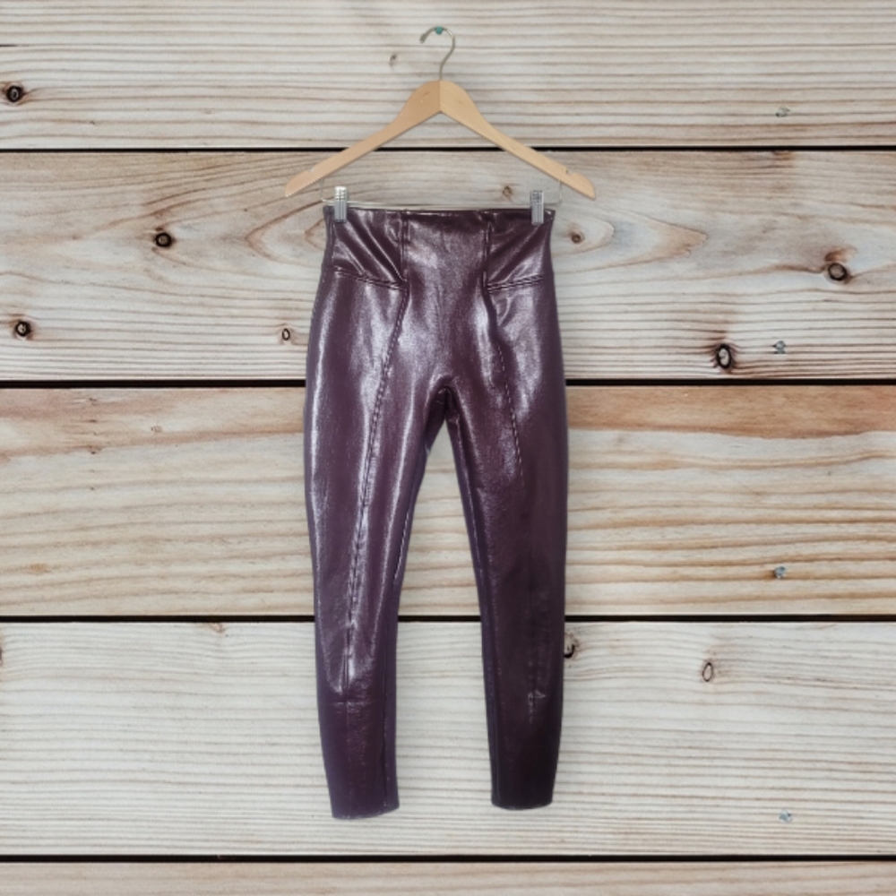 Spanx Faux Patent Leather Leggings